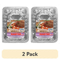 Large Aluminum Roaster Pan with Dome Lid - 2 Pack