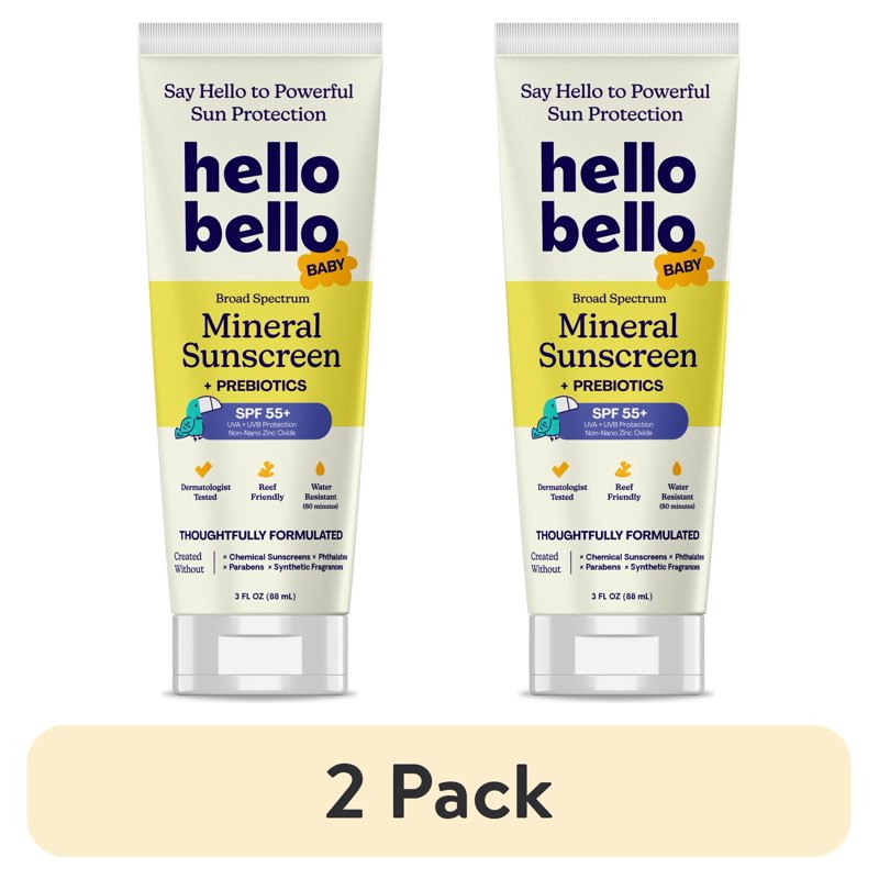 Baby Mineral Sunscreen Lotion SPF 55+ with Prebiotics - 3 oz