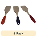 12-Inch Wood Paddle with Silicone Grip - 2 Pack