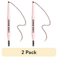 Precision Eyebrow Pencil with Spoolie Brush - 2 Pack, Brown