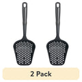 13.8-Inch Nylon Scoop Strainer - 2 Pack, Black