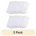 (2 Pack) Mainstays White Washcloths - 18 11x11 Cotton Face & Body Cloths with Quick-Dry