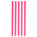 Pink 2 Pack Mainstays Cabana Stripe Cotton Blend Beach Towels - 58 x 28 Inches
