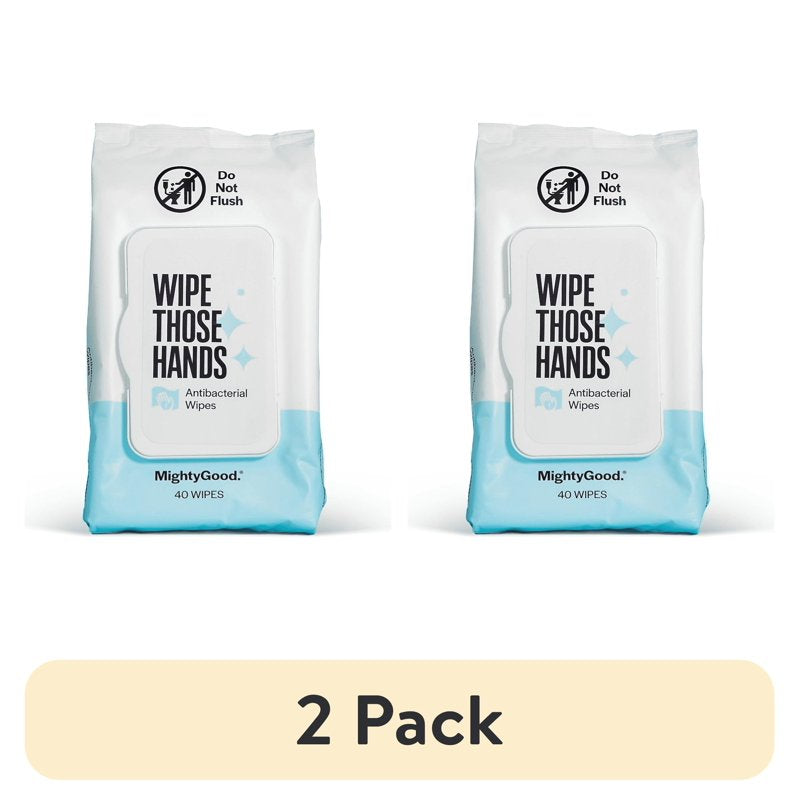 Antibacterial Wipes - Alcohol & Fragrance Free, 40 Count
