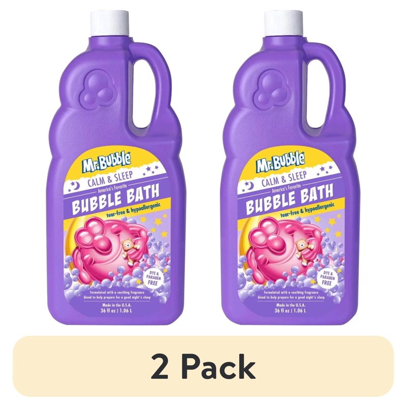 Calm & Sleep Bubble Bath - Lavender, Eucalyptus & Chamomile, 36 oz (2 Pack)