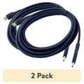 10ft USB-C to USB-C Braided Charging Cable - 2 Pack, Fast Charging