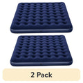 (2 Pack) Ozark Trail King 10-Inch Air Mattress - No Pump, Flocked Top, Portable Camping Bed