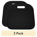 Comfortable Foam Stadium Seat Cushion - 2 Pack - Black