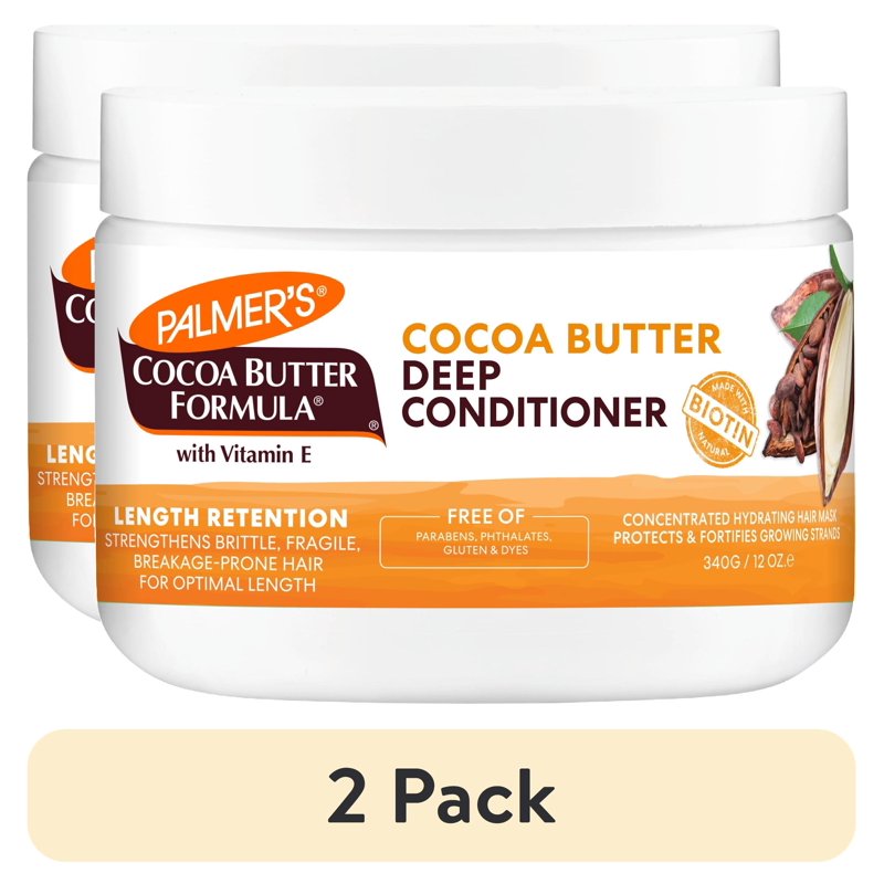 Deep Conditioner with Cocoa Butter & Biotin - Nourishing Hair Care