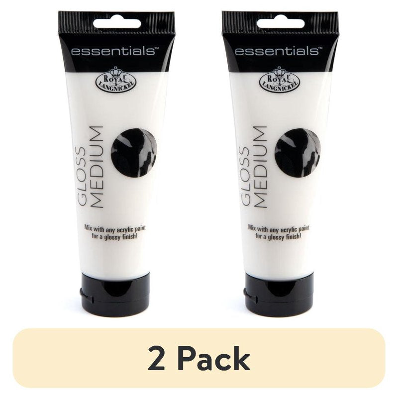 Gloss Acrylic Paint Medium 2 Pack - Royal & Langnickel Essentials 250ml