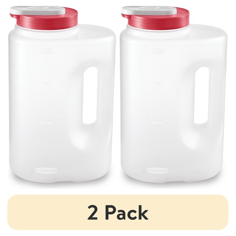 Leak-Resistant Pitcher - 3.8 Liter (1 Gallon), 2 Pack
