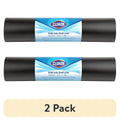 Solid Grip Shelf Liner - Black, 20 in x 18 ft Roll, 2 Pack