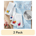 Fabric Napkin Set - 2 Pack, 20" x 20" - Multicolor Floral Design