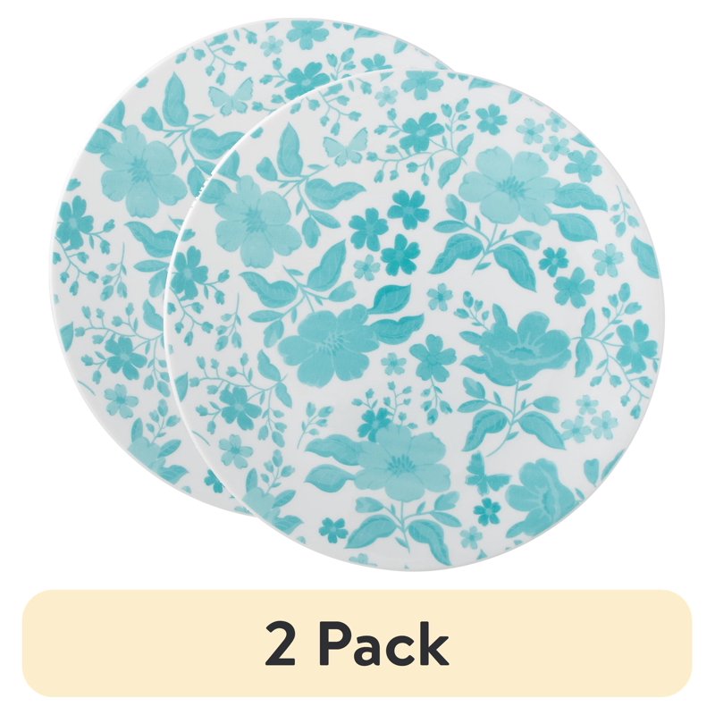 Evie Teal Salad Plates - 2 Pack by The Pioneer Woman