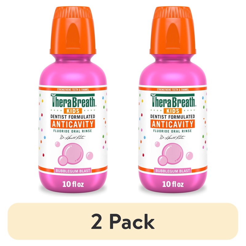 Kids Anticavity Fluoride Mouthwash - Alcohol-Free Bubblegum Flavor