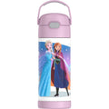 Kids Stainless Steel Funtainer Water Bottle with Straw - Frozen, 2 Pack