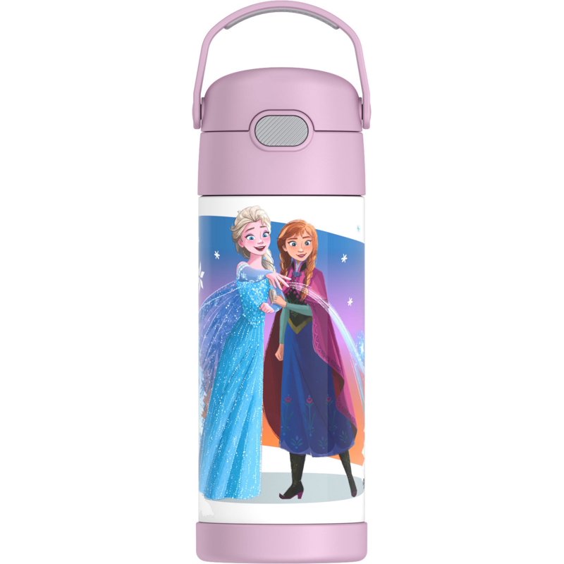 Kids Stainless Steel Funtainer Water Bottle with Straw - Frozen, 2 Pack