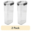 11.5 Cup Clear Plastic Pantry Storage Container - 2 Pack