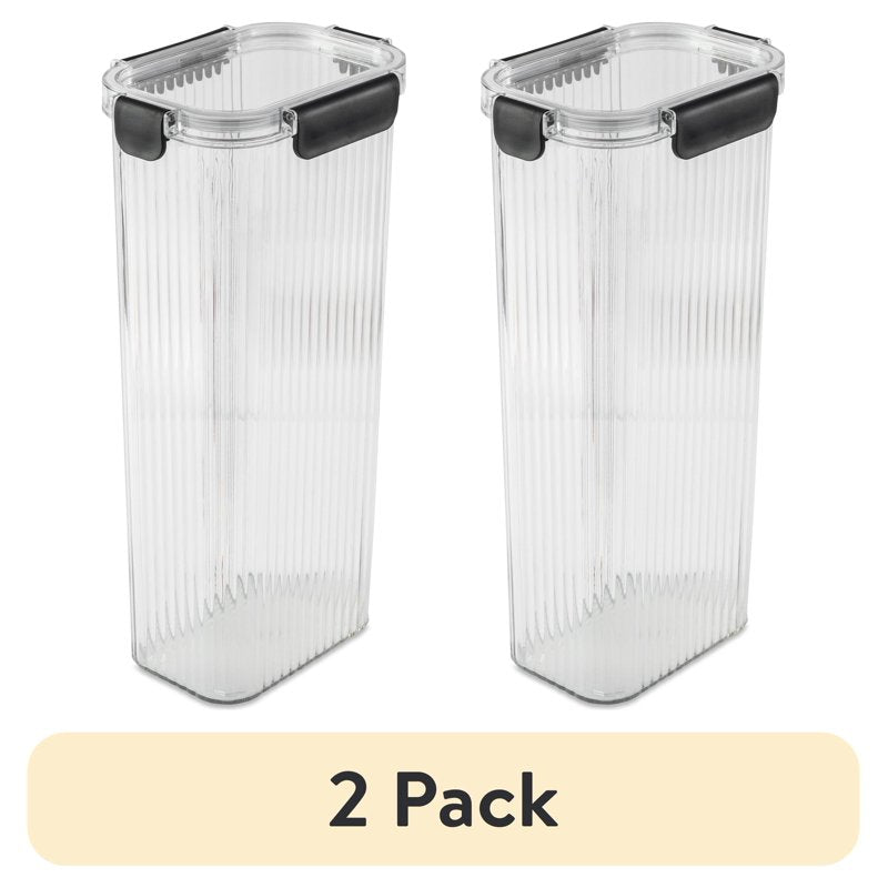 11.5 Cup Clear Plastic Pantry Storage Container - 2 Pack