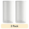 16 oz Double Wall Drinking Glass - 2 Pack