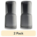 Smoke Glass Carafe Set - 25oz Carafe & 13oz Cup, 2 Pack