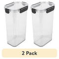 9.3 Cup Clear Ribbed Pantry Storage Container - 2 Pack