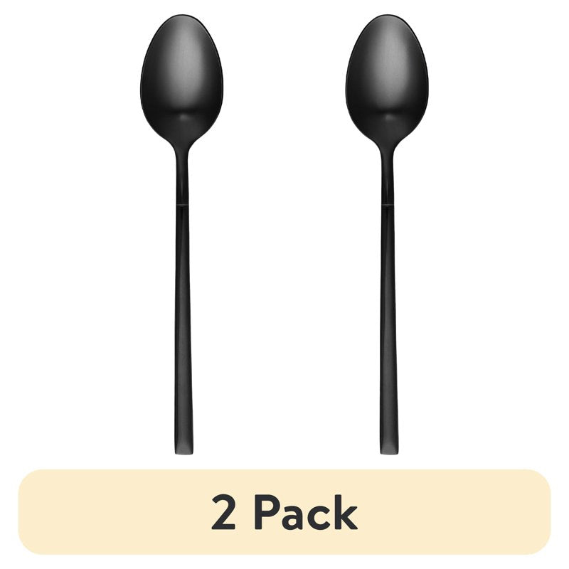 Arden Black Stainless Steel Teaspoon 2-Pack - Thyme & Table