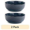 Ceramic Serving Bowl Set - 2 Pack Deep Blue