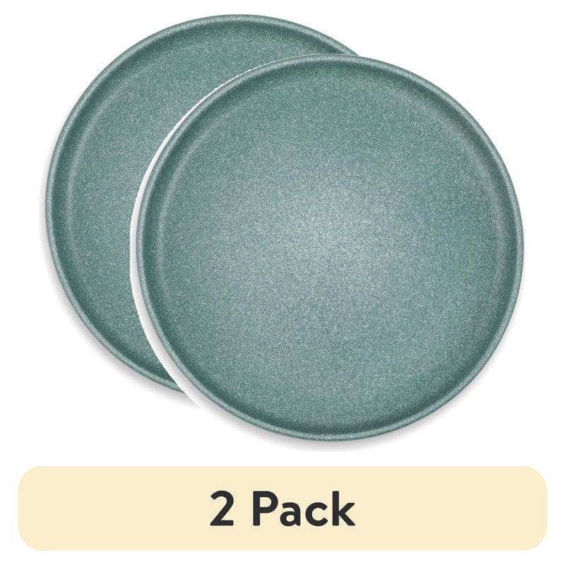 Caspian Green Ceramic Salad Plate - 2 Pack