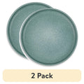 Caspian Green Ceramic Salad Plate - 2 Pack
