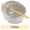 Stoneware Ramen Noodle Bowl - 2 Pack, Dot Design