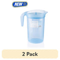 1-Gallon Pitcher with Lid & Infuser - 2 Pack, Blue