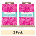 2 Pack Cotton Fabric Prints - Batik Magenta, 44" Wide for Quilting & Sewing