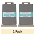 2 Pack Steel Cotton Fabric - 1 Yard Cut, 44 Inch Wide for Quilting & Sewing - Silver