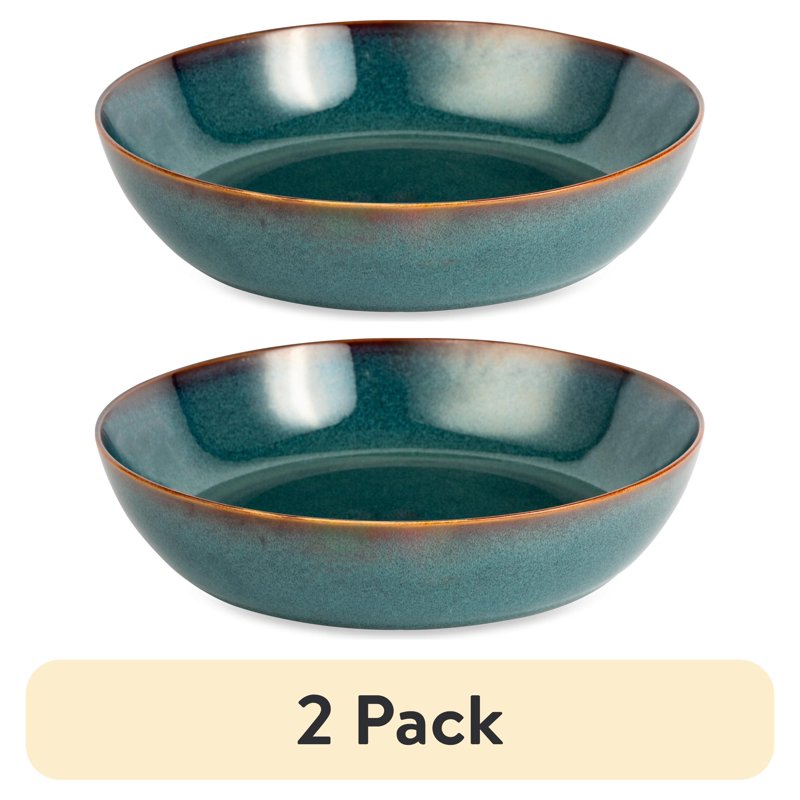 Ceramic Round Serve Bowl - Matthew Collection, 2 Pack