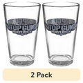 Collectible 16oz Pint Glasses - 2 Pack with Vibrant Artwork