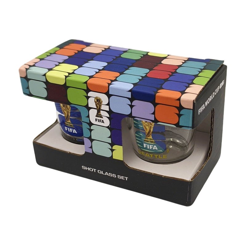 FIFA World Cup 2026 Shot Glass Set - USA/Seattle - 2 Pieces