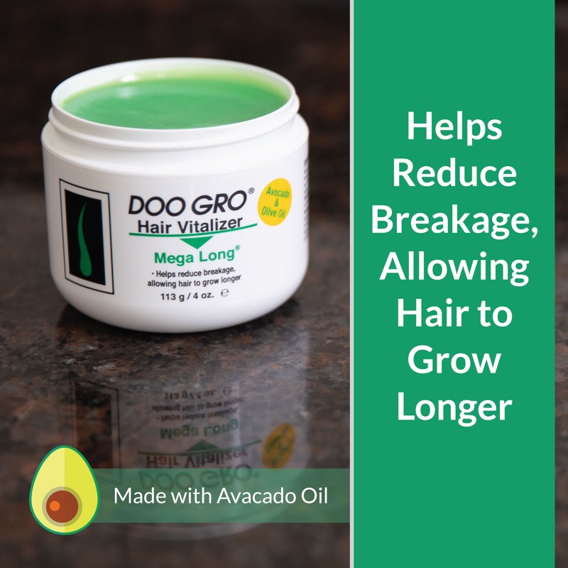 Mega Long Hair Vitalizer - Nourishing Formula with Olive & Avocado Oil, 4 oz