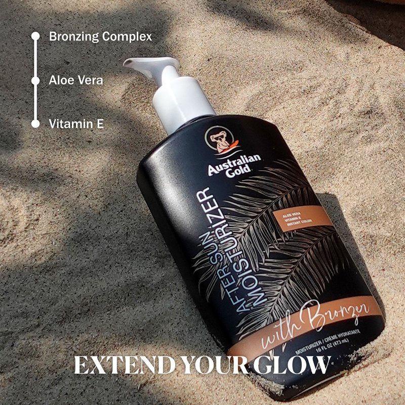 After Sun Moisturizer with Bronzer - Hydrating Lotion, 16 fl. oz