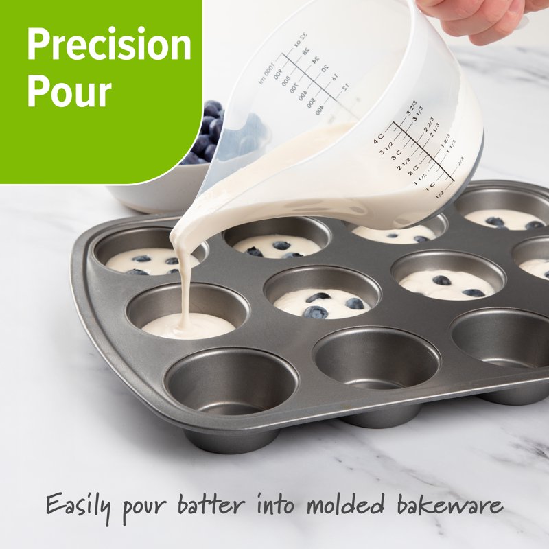 Precise Pour Measuring Pitcher - Clear, 4 Cup Capacity