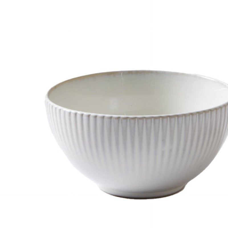 12-Piece Stoneware Dinnerware Set - Cream, 2 Pack