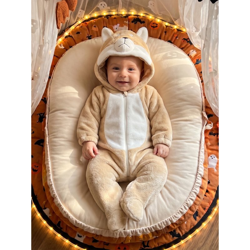 Kids Toddler Baby Halloween Animal Costume - Apricot Dog, 6-9 Months