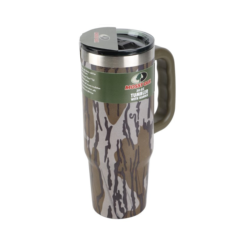 30oz Insulated Travel Tumbler with Handle - Bottomland Camo