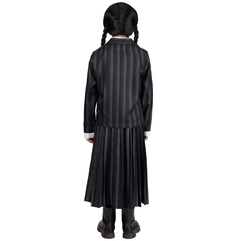 Wednesday Nevermore Girl's Costume Size 4/6 - Addams Family Inspired Dress