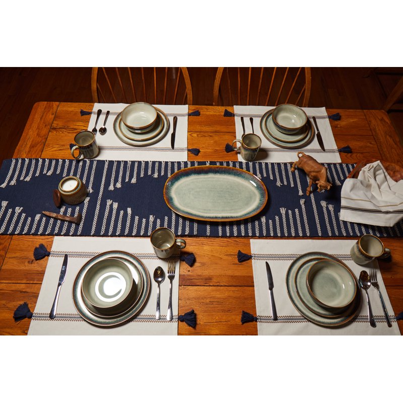 14" x 72" Table Runner - Kayce Collection, Rustic Yellowstone Style