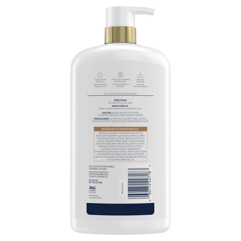 Shea Butter Body Lotion - 24-Hour Moisturizing Hand & Body Cream, 27 fl oz