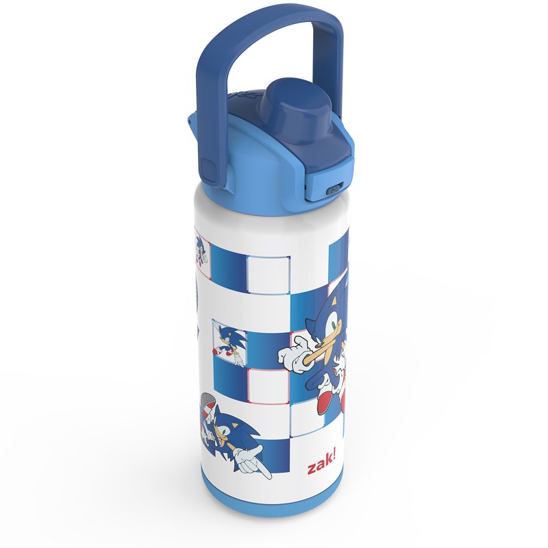 20oz Kids Straw Water Bottle - Stainless Steel Insulated - Modern Sonic