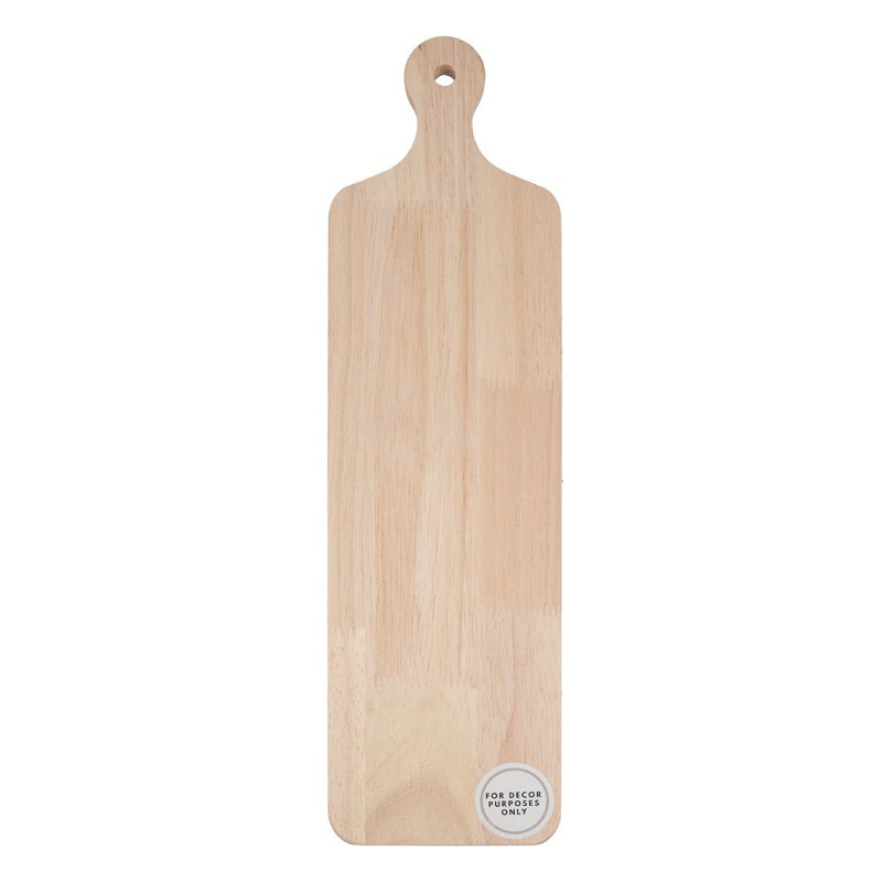 Customizable Long Wooden Board with Handle - 2 Pack