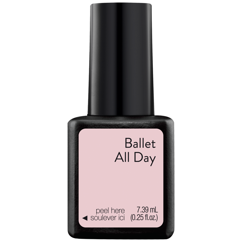 Gel Nail Polish - Ballet All Day Pink - 0.25 fl oz Long-Lasting Gloss Finish