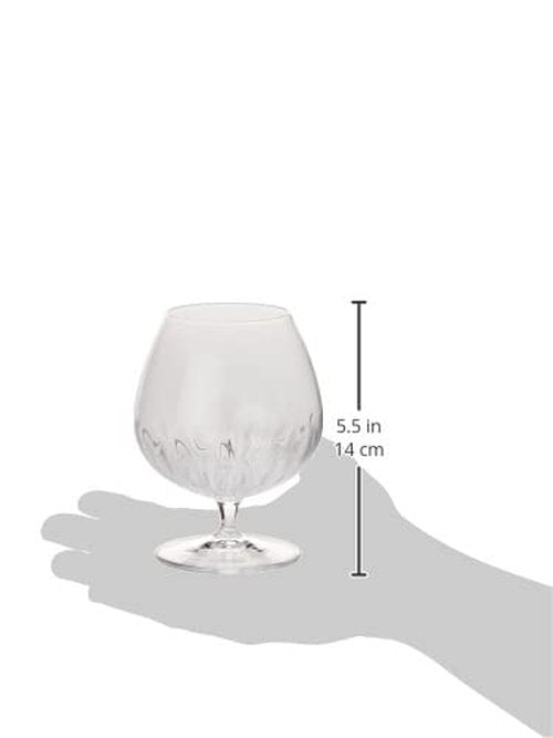 Luigi Bormioli Mixology 5" Brandy Snifter/Cognac Stem, 15.75 oz, Set of 6, Clear